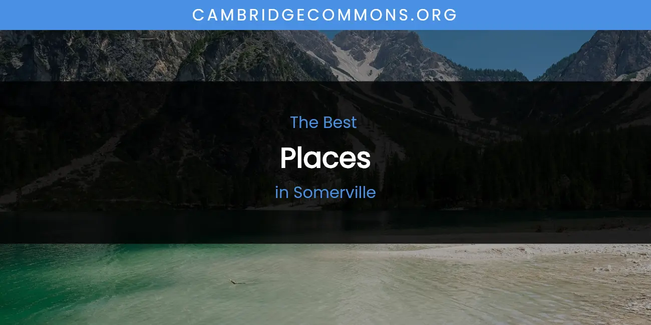 Somerville's Best Places featured